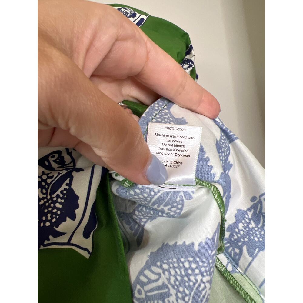 NEW Hunter Bell Wilkies Puff Short Sleeve Baby Doll Mini Dress Green Size: Small - Picture 6 of 7